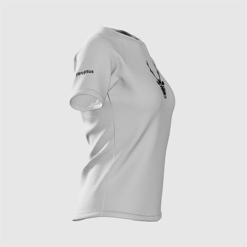 T-shirt de Running Trail Femme Herba Blanc 5/7