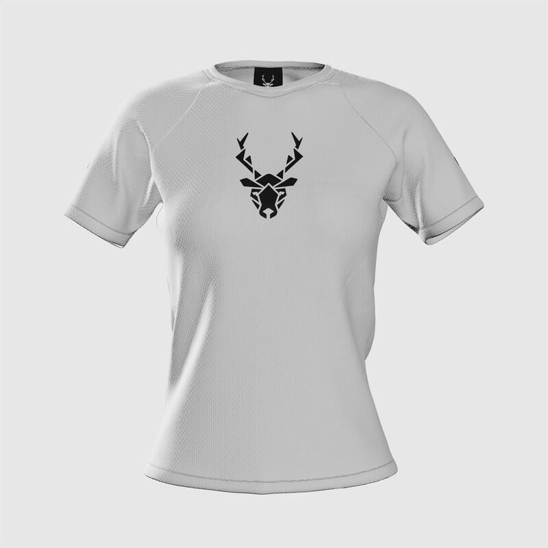 T-shirt de Running Trail Femme Herba Blanc 4/7