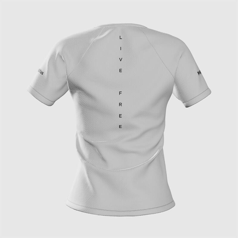 T-shirt de Running Trail Femme Herba Blanc 6/7