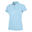 Polo Manches Courtes Football Femme Joma Hobby Bleu Ciel