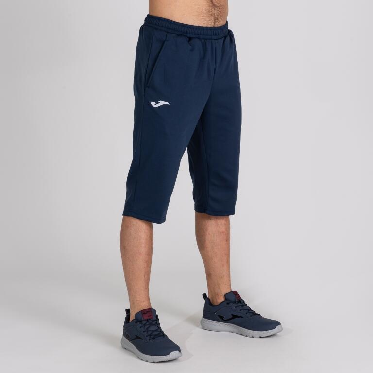 Bermuda Football Homme Joma Capri Bleu Marine 3/5
