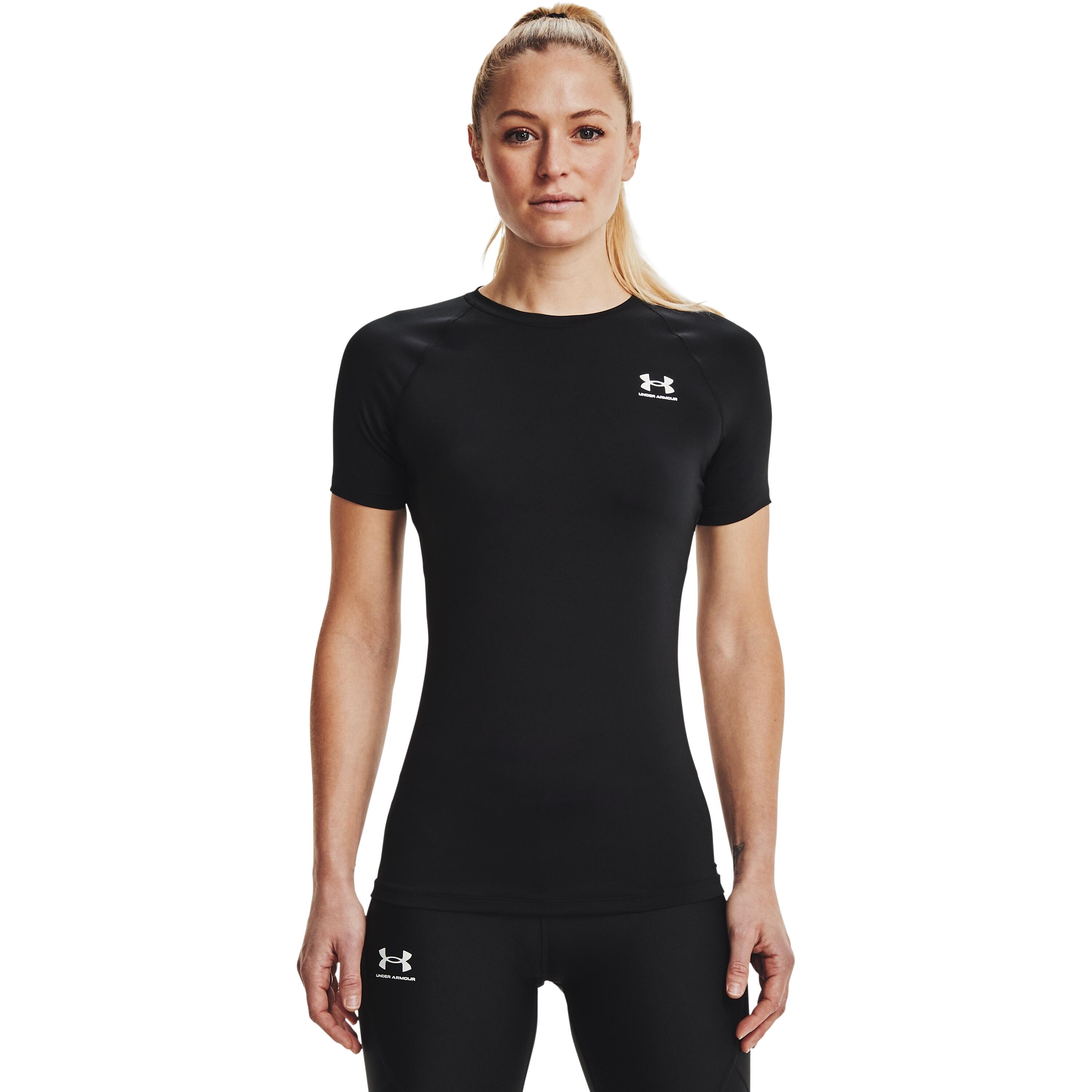 Under Armour Damen HeatGear Kurzarm Kompressions-T-Shirt - 1365460 3/5