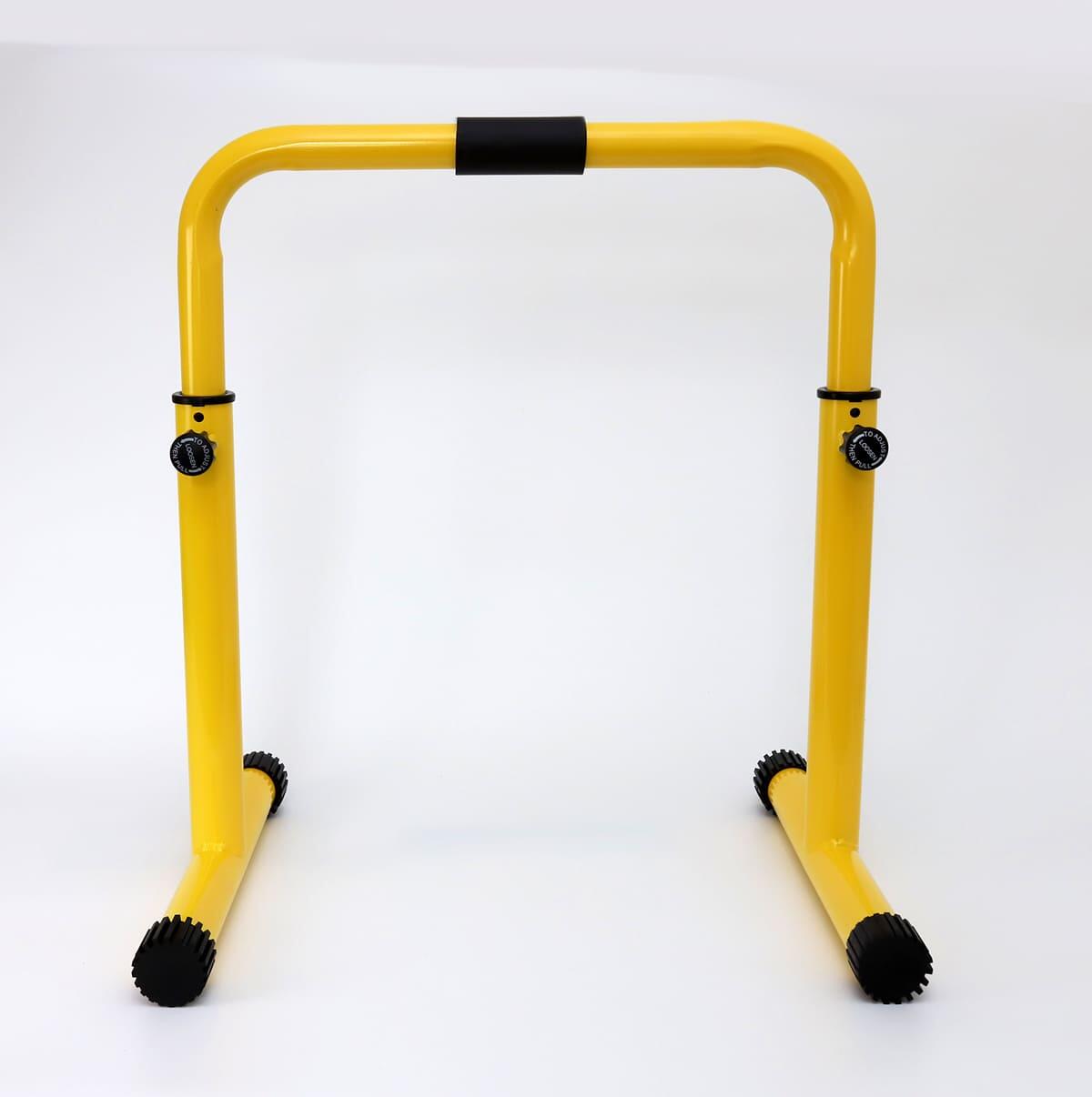 Unisexe Fitness Station de Traction Barres de Parallèles X-sport Jaune 2/3