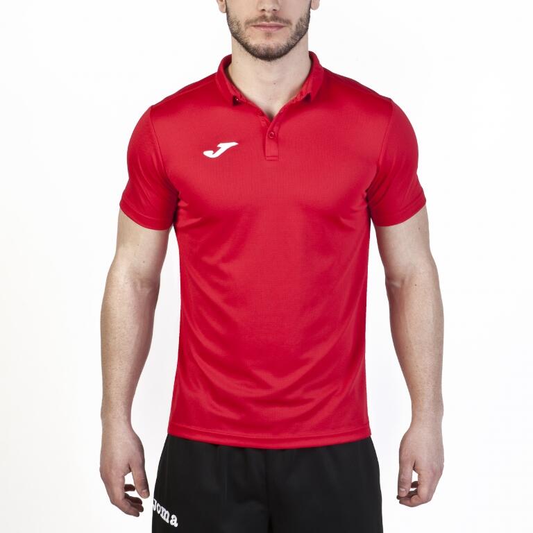 Polo Manches Courtes Golf Enfants Joma Hobby Rouge 2/5