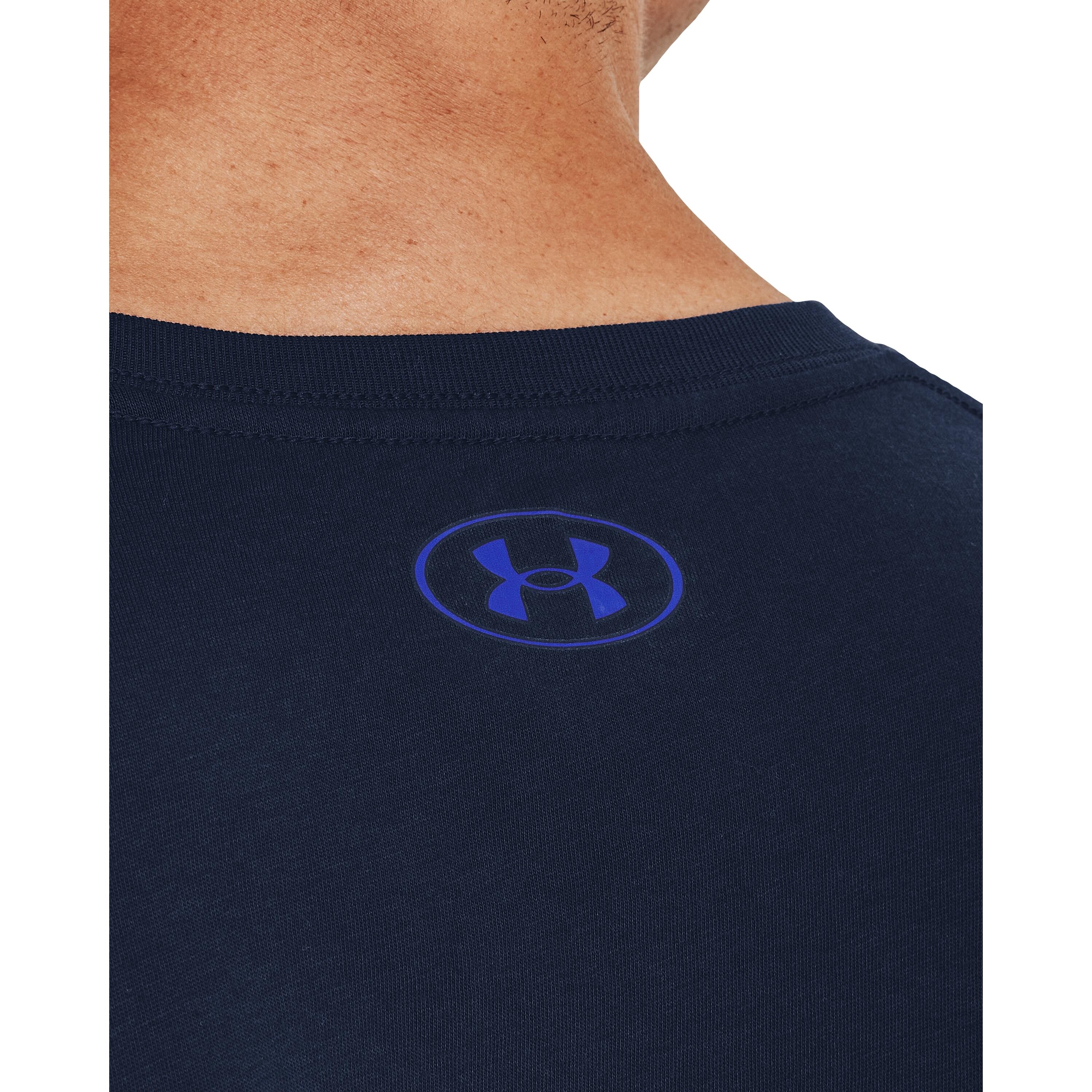 T-shirt Under Armour Team Issue Wordmark, Bleu, Hommes 6/6