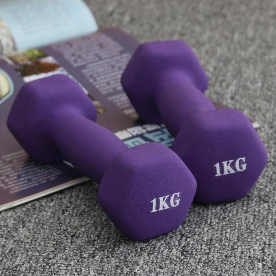 Hantelka 1 kg X-sport- fioletowy 2 szt.