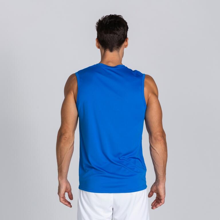 T-Shirt De Alça Basquetebol Criança Joma Combi Azul Royal 4/4