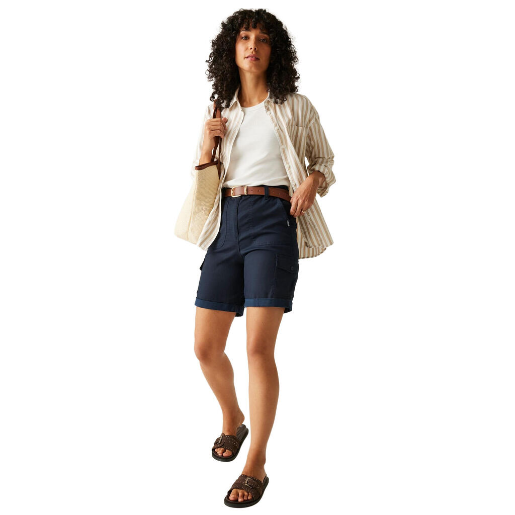 Womens/Ladies Shorebella Shorts (Navy)