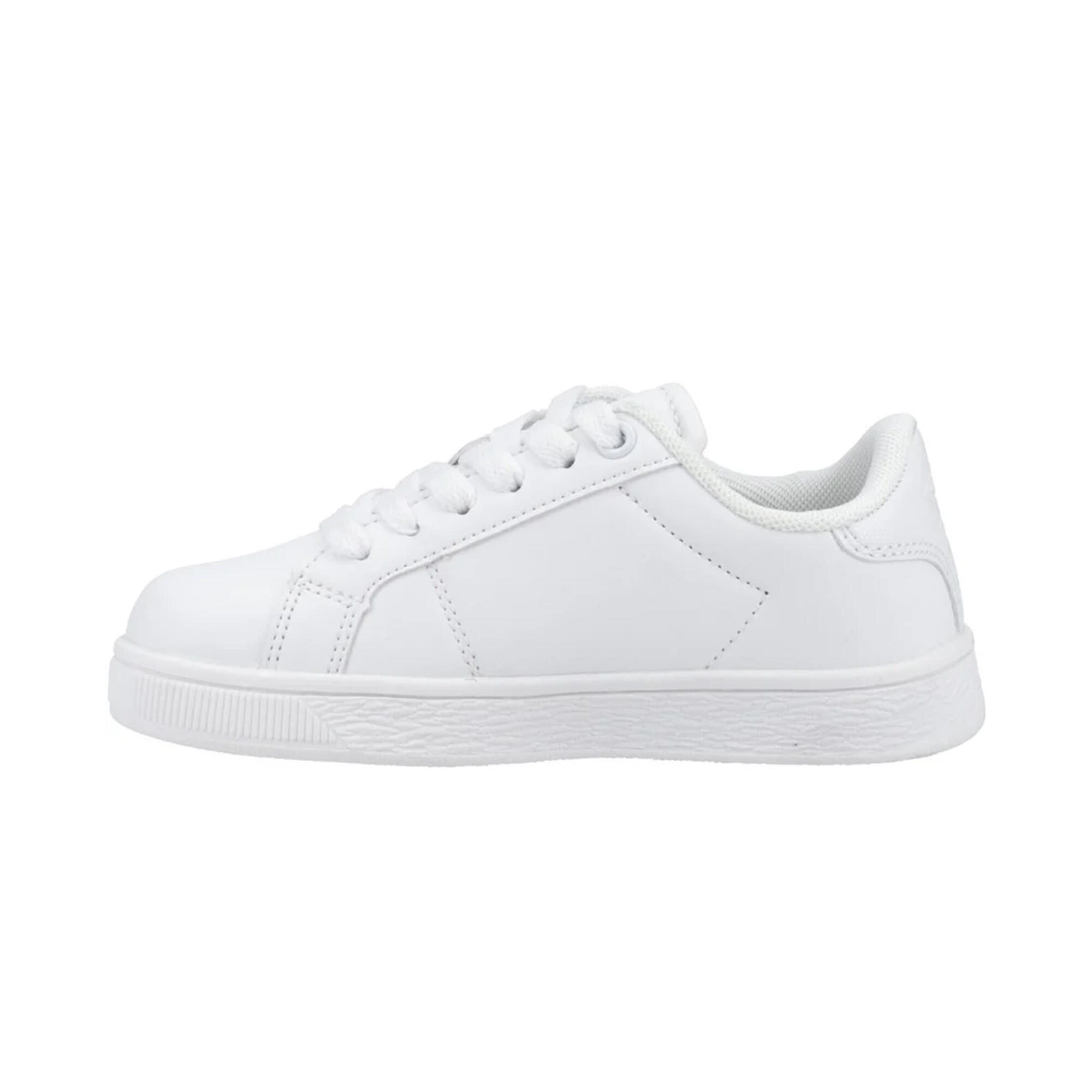 Childrens/Kids Medway Lace Trainers (White) 3/4