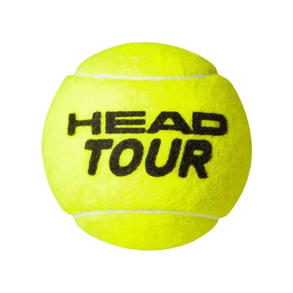Tour Tennis Balls (Pack of 4) (Yellow) One Size 3/5