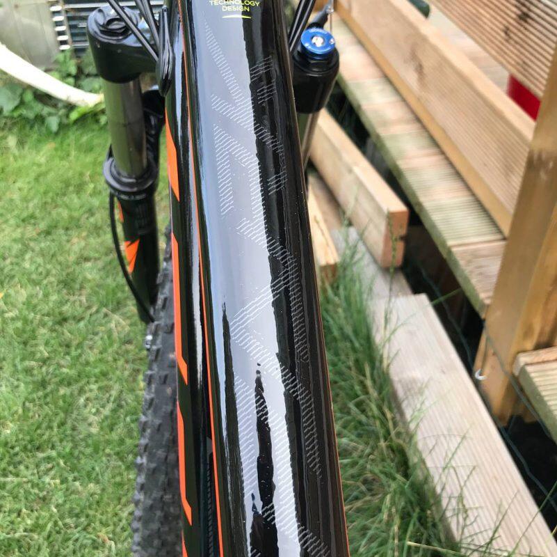 Bikeshield frame bescherming Tube shield large matte 4/5