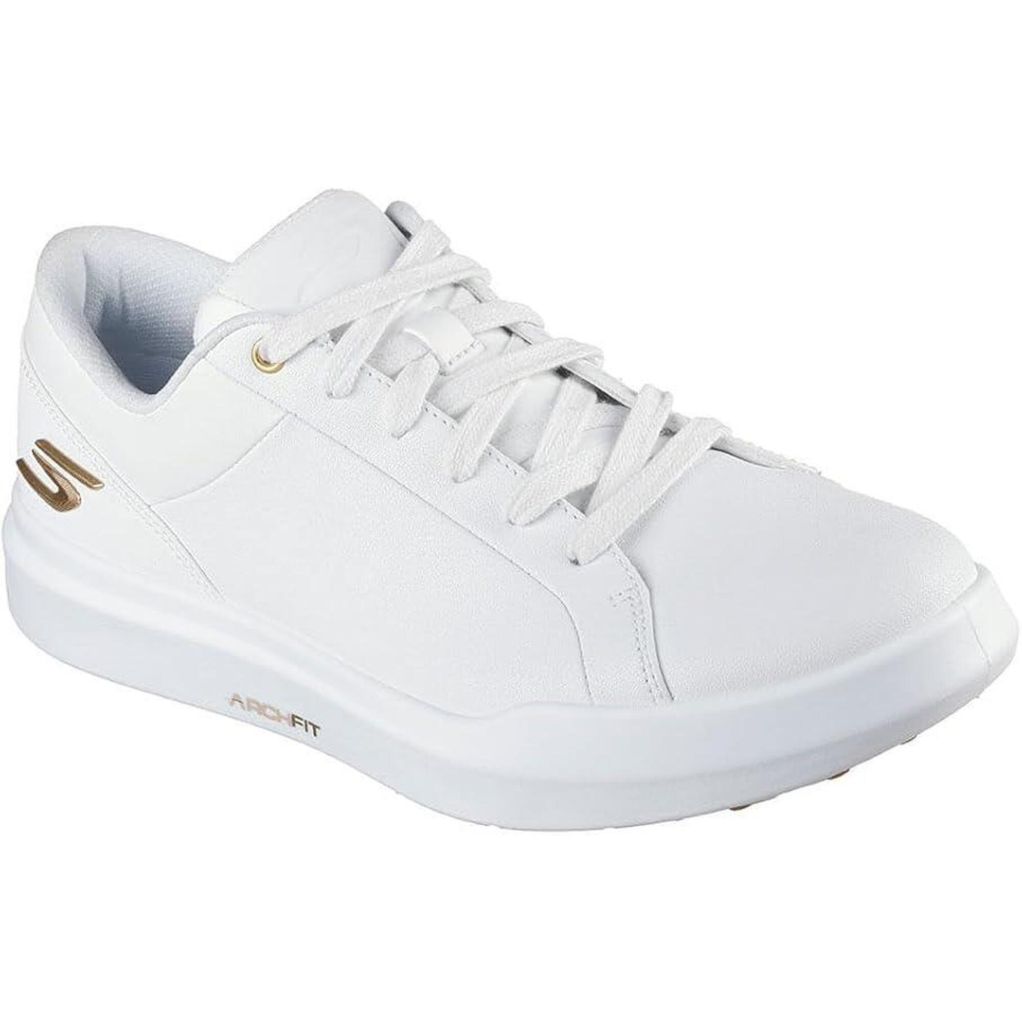 Skechers - Skechers Drive 6, Chaussures De Golf Pour Femmes - Chaussures De Golf - Blanc|jaune - Decathlon