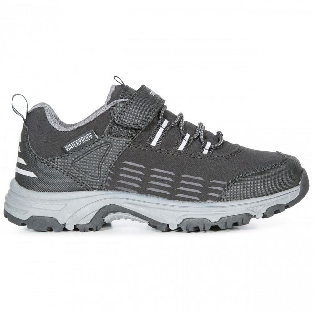 TRESPASS Kinderen/Kinderen Harrelson Low Cut Wandelende Trainers (Zwart)