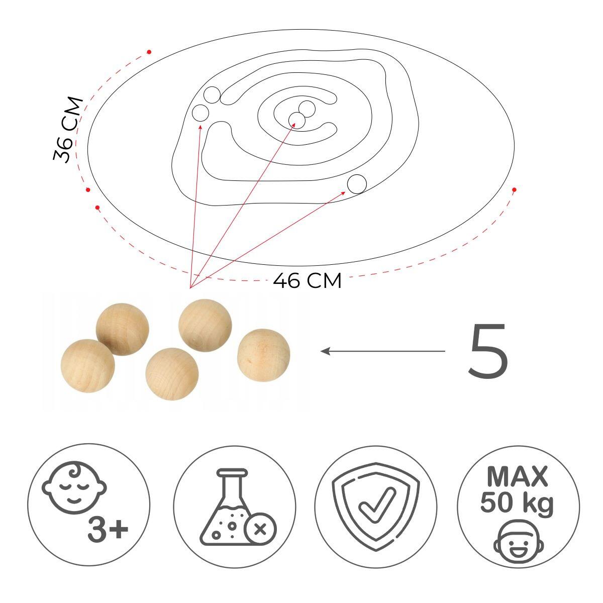 Ei-Balancierbrett Balance Board 3/7