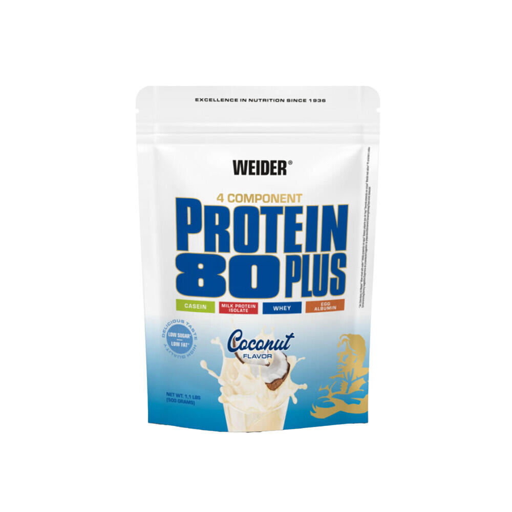 WEIDER Proteine ​​multi-fonte - Proteine ​​80 Plus - Cocco 500g