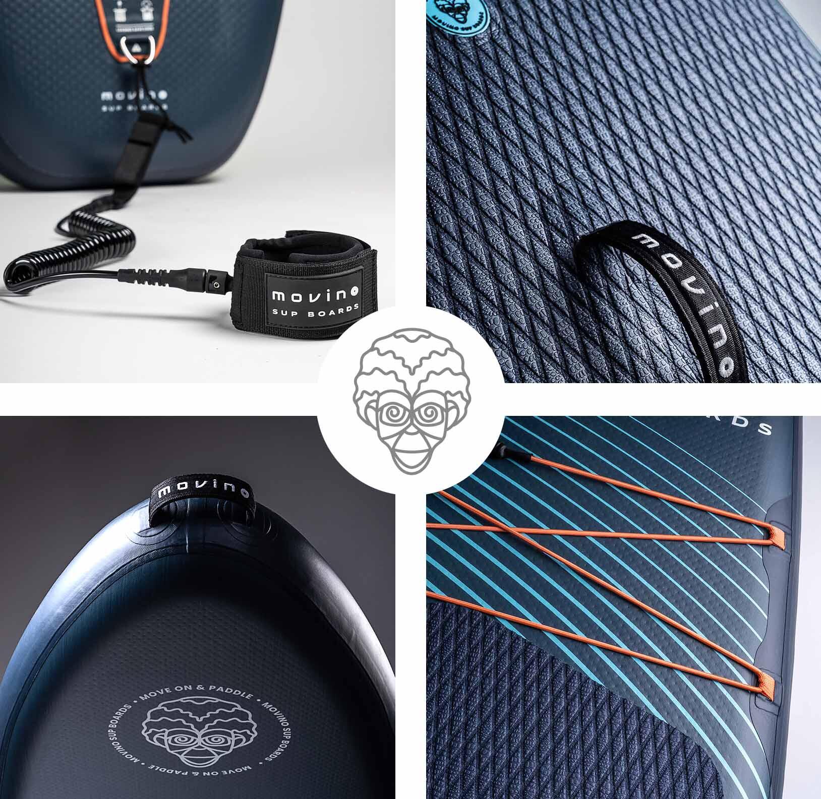 Tabla SUP hinchable Garda NO 10'10” (330 cm) bordes soldados remo 2 en 1 3/8