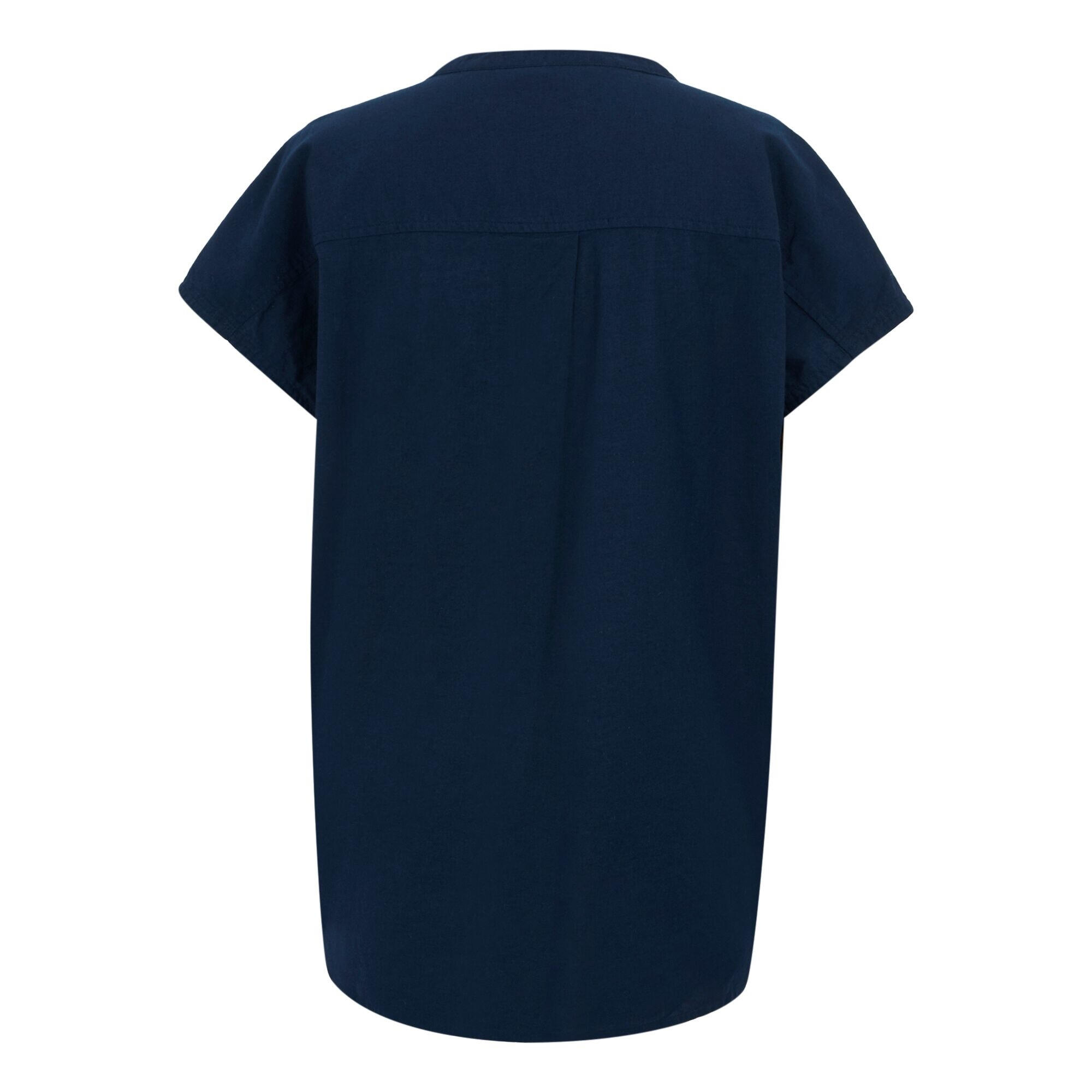 Dames Rianne V Hals Shirt (Marine) 2/5