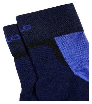Chaussettes de Randonnée Odlo Performance Wool Low Noir/Violet 3/3