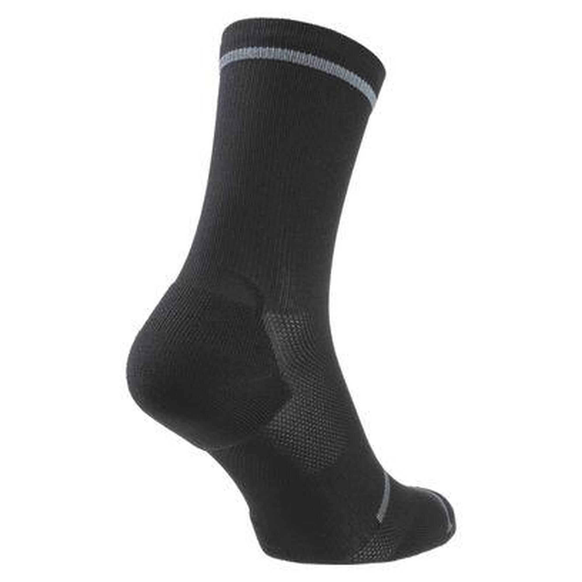Chaussettes Odlo Micro Crew Ceramicool Reflective Noir