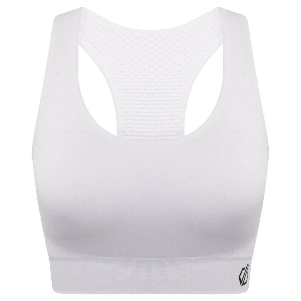 Womens/Ladies Dont Sweat It II Sports Bra (White)