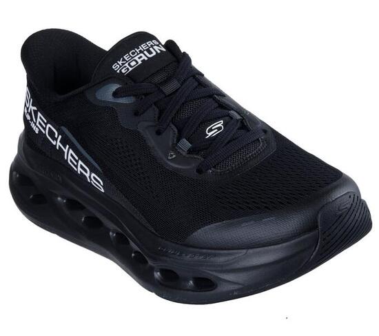 Herren MAX CUSHIONING GLIDE-STEP ADVERT Slip-On Schwarz