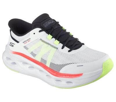 Heren max cushioning glide-step aberdeen slip-on wit / veelkleurig