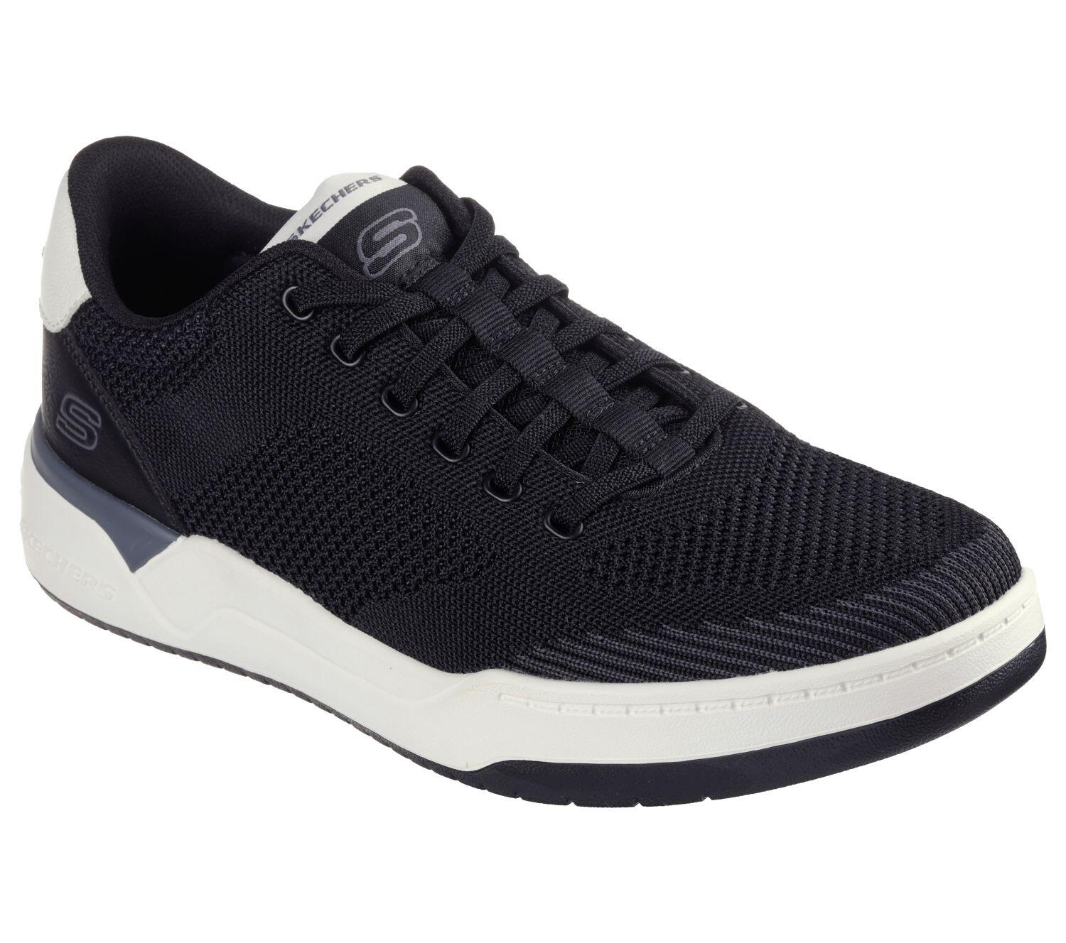 SKECHERS Men CORLISS DORSET Sneakers Zwart / Zwart