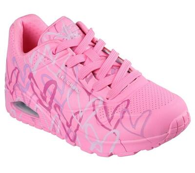 Dames uno spread the love sneaker pink