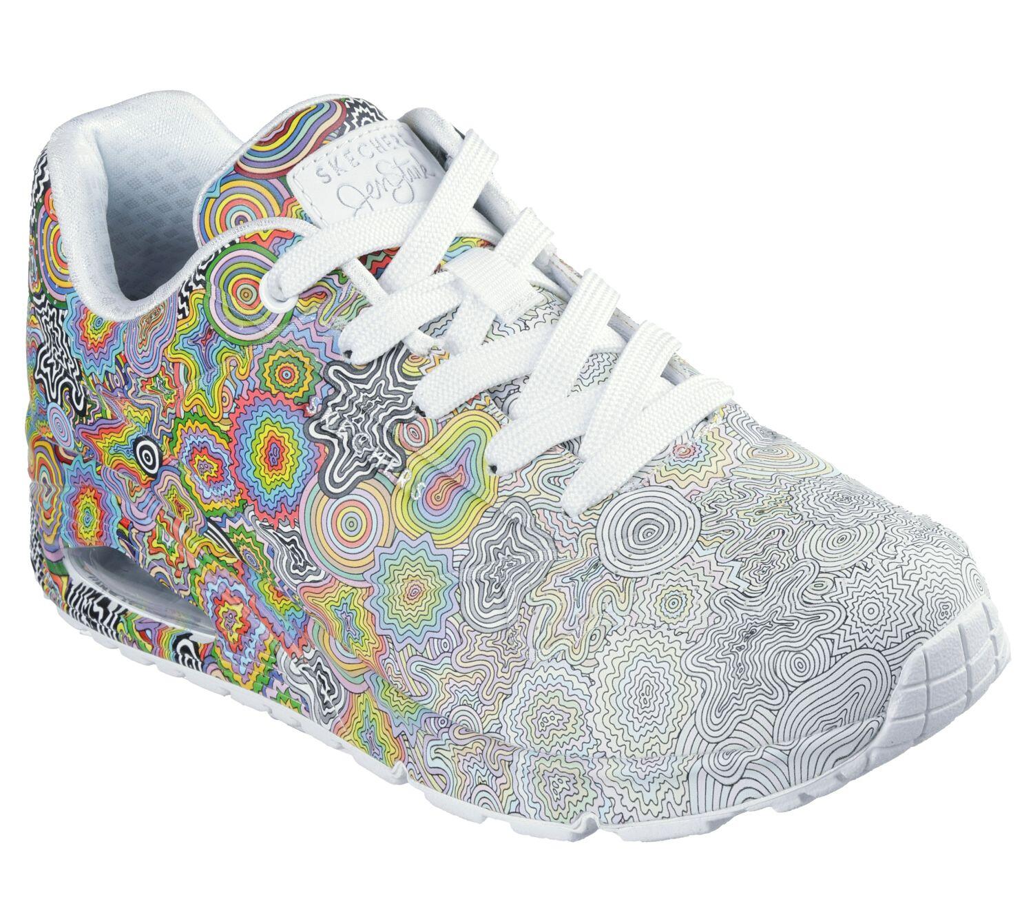 SKECHERS Dames UNO KALEIDOSCOPE DREAM Sneaker Veelkleurig
