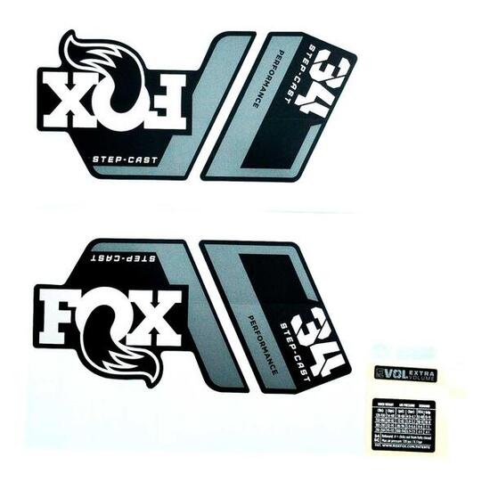 Kit di decalcomanie Fox 2022 34 SC P-S Logo Fork