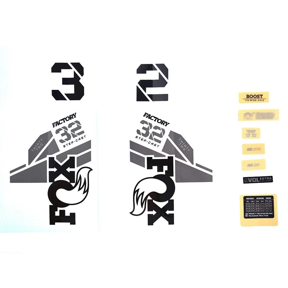Decal kit Fox 2021, 32 SC, F-S, Logo, Fork
