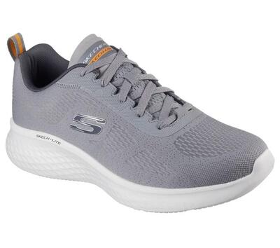Heren skech-lite pro motion sportschoenen/fitness schoenen grijs
