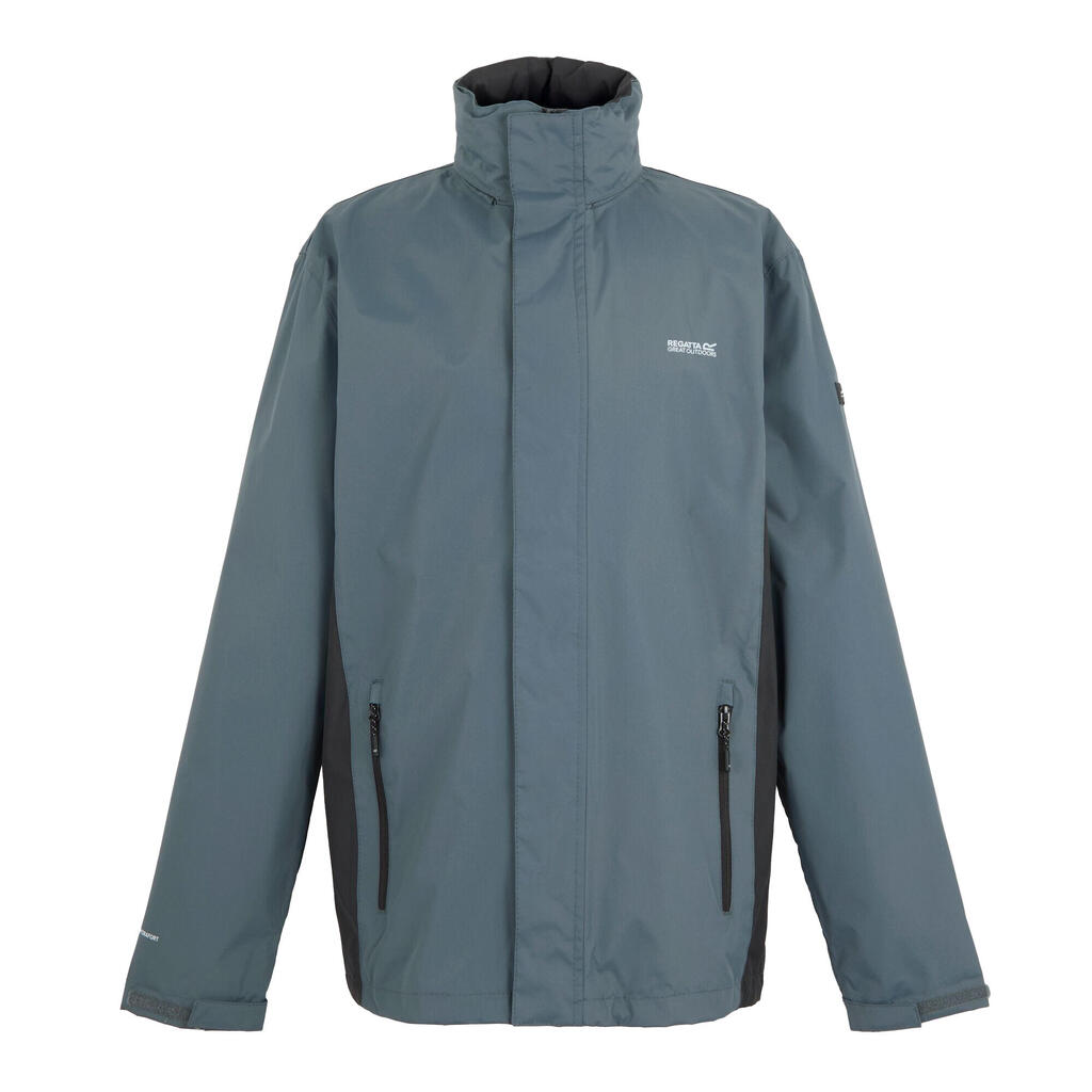 Great Outdoors Mens Outdoor Classic Matt Hooded Waterproof Jacket (Stormy