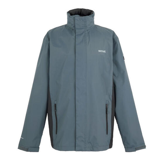 Great Outdoors Giacca Impermeabile Con Cappuccio Uomo Regatta Matt Blu/Ferro