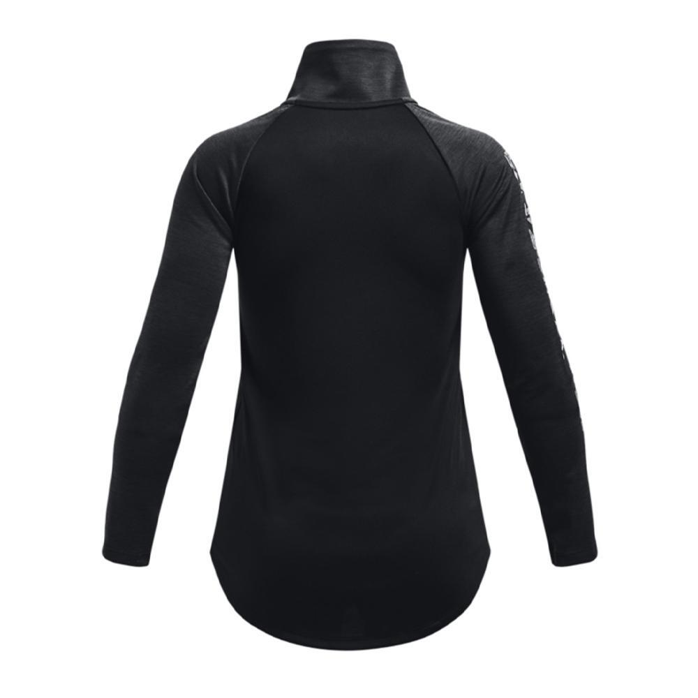 T-shirt à manches longues demi-zip Noir Fille Under Armour Tech Graphic Half 2/2
