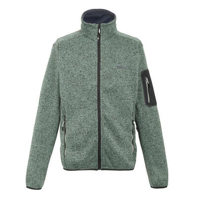Heren newhill marl full zip fleecejack (gletsjer)