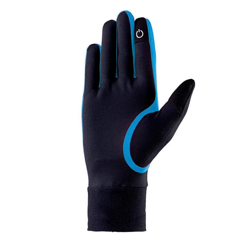 Gants RUNWAY (Noir / Bleu)