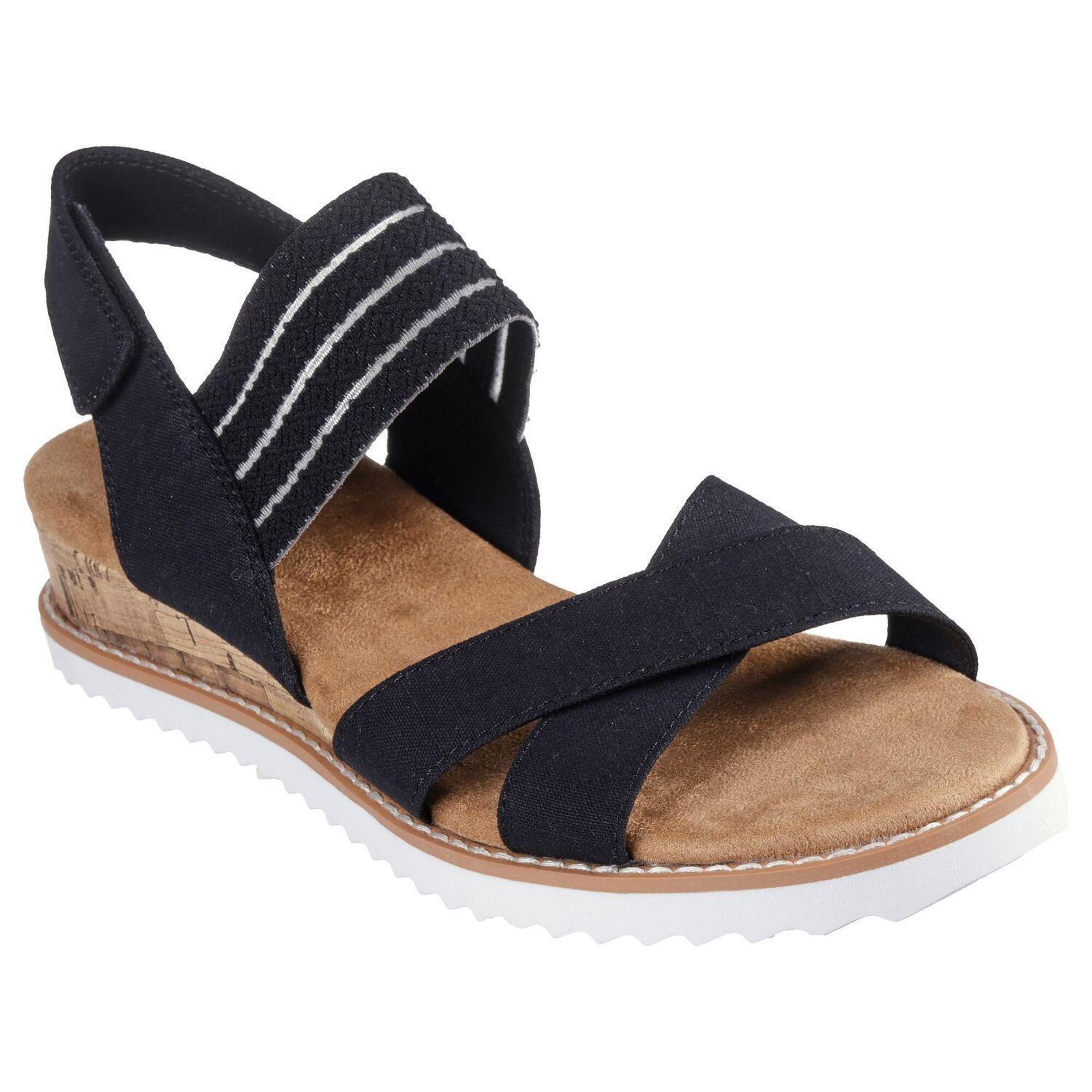 Skechers - Femme Desert Kiss Shore Enough Sandales Noir - Sandales - Noir - 36 - Decathlon