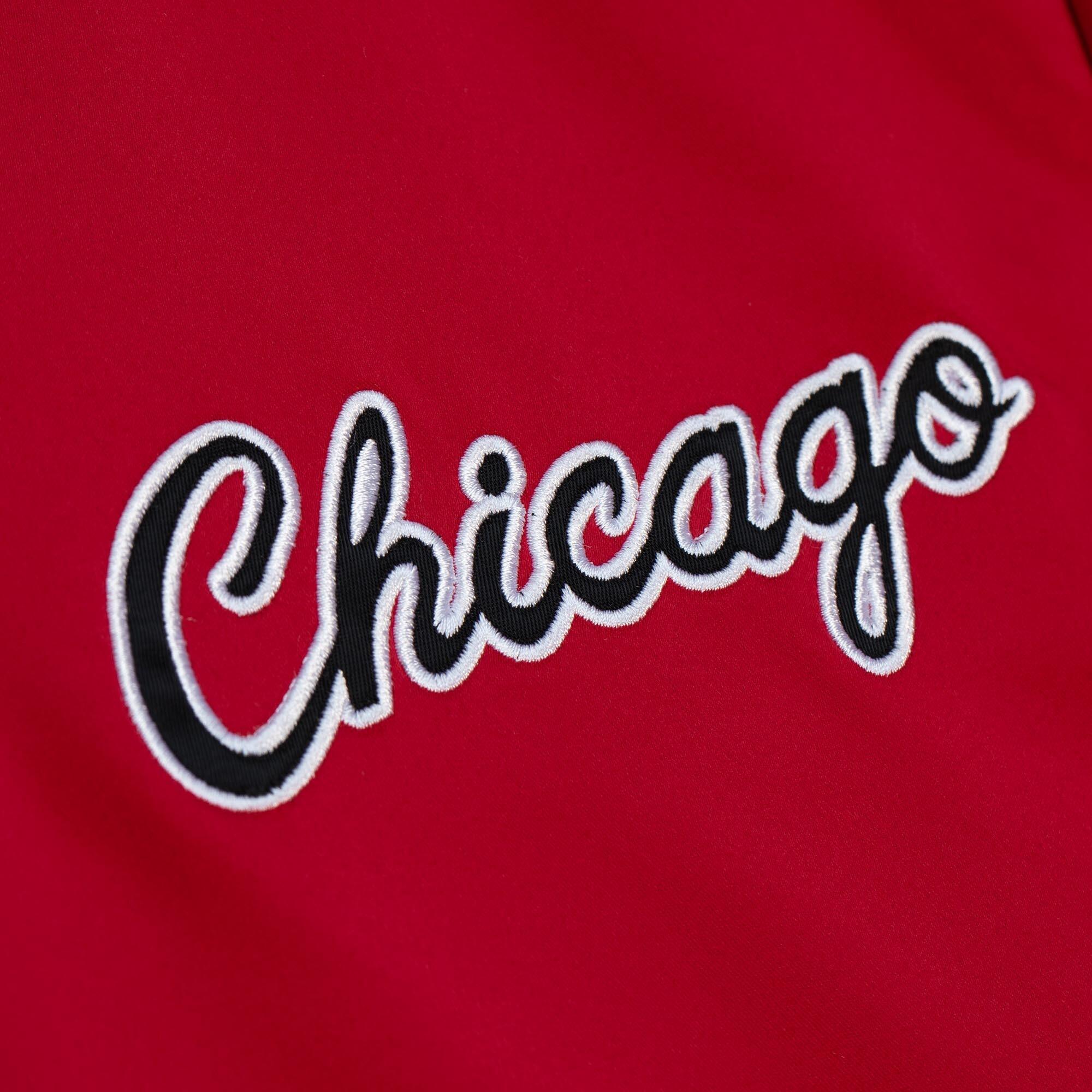 Chaqueta satinada grueso Chicago Bulls 3/4