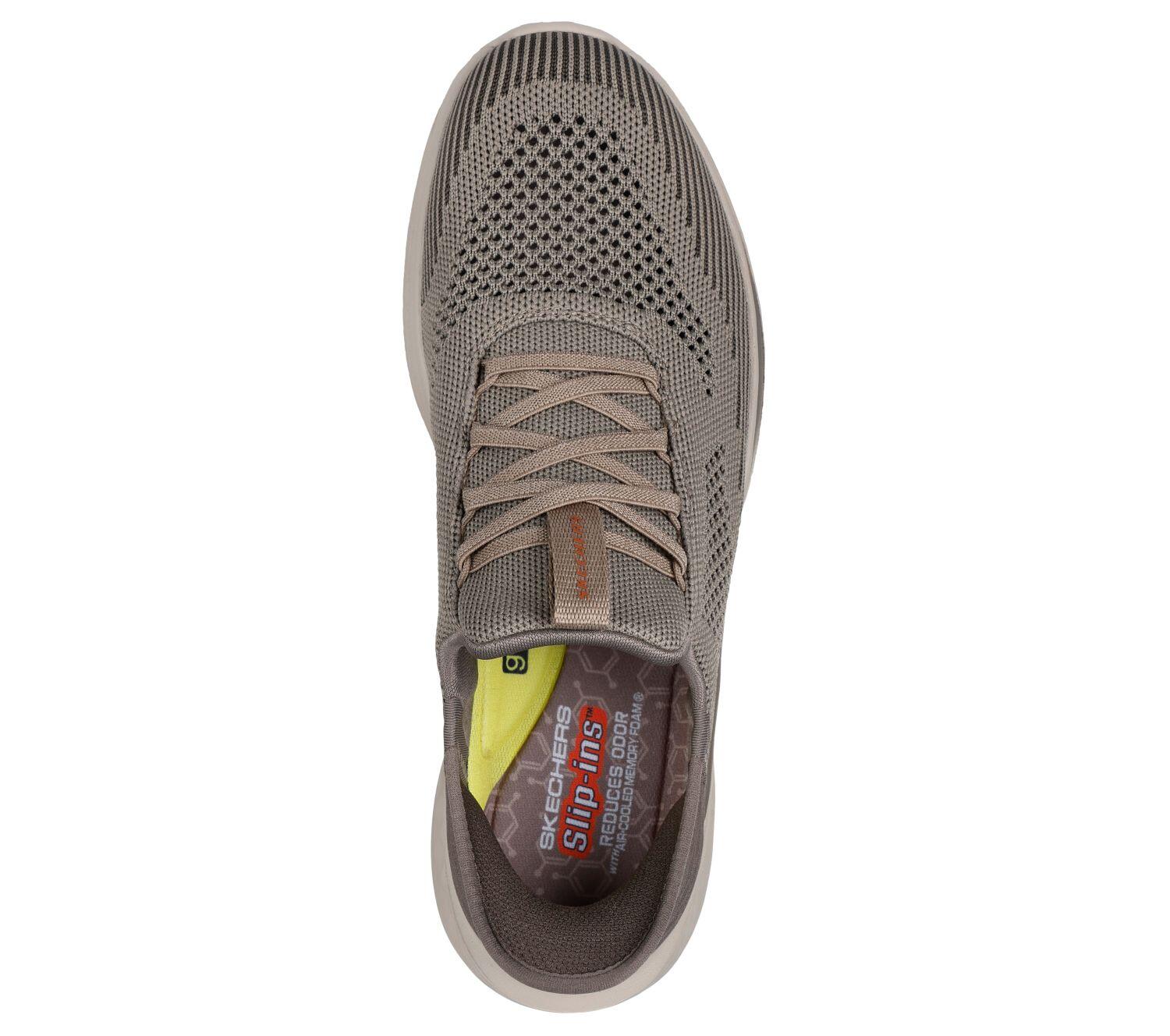 Męskie SLADE QUINTO Slip-On Khaki / Brązowy 2/5