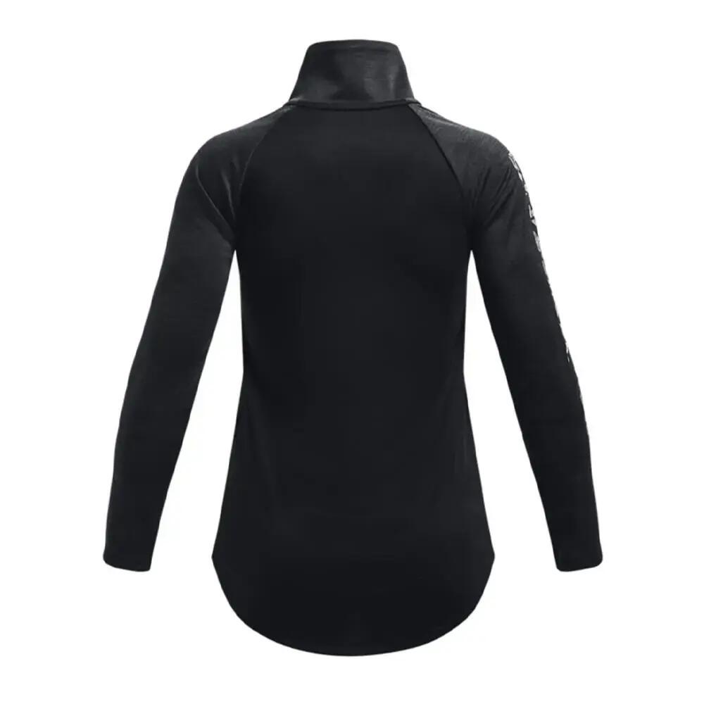 Under Armour Tech Graphic Half-Zip Langarmshirt Schwarz für Mädchen 3/3