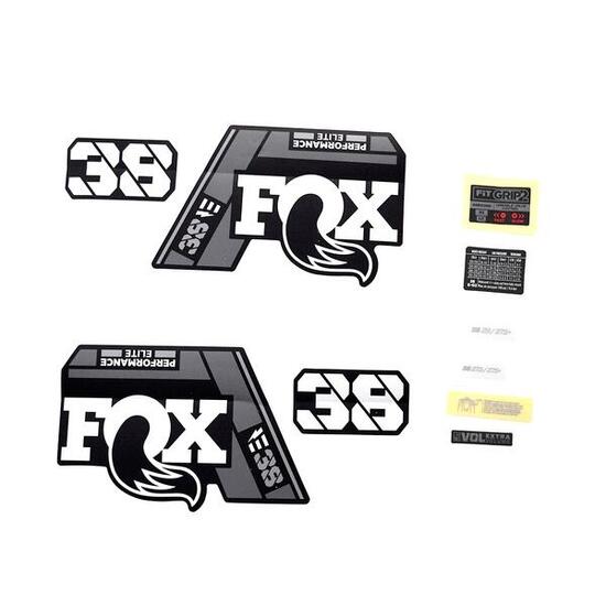 Kit di decalcomanie Fox 2021 38 P-SE E-Bike+ Logo Fork