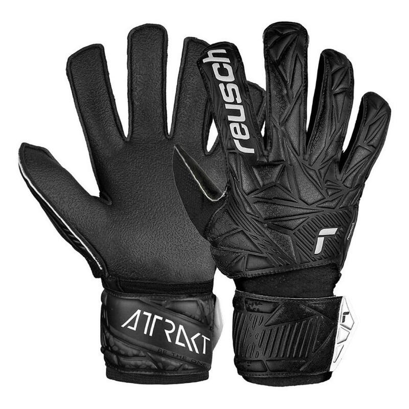 Gants De Gardien De But ATTRAKT Enfant (Noir)