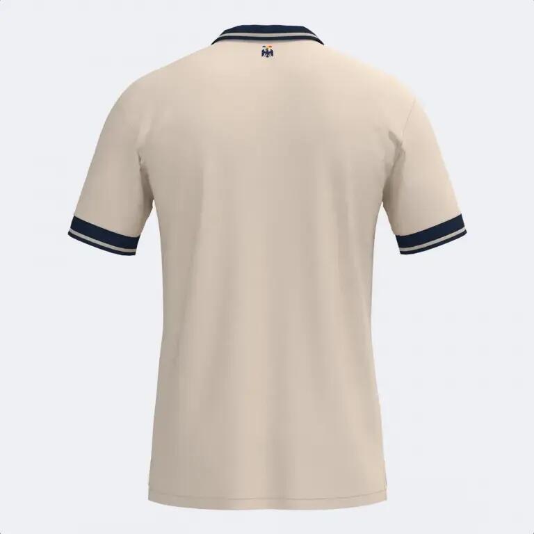 Tricou polo FED. FUTBOL RUMANIA Free Time, mânecă scurtă, crem, 4XL 4/5