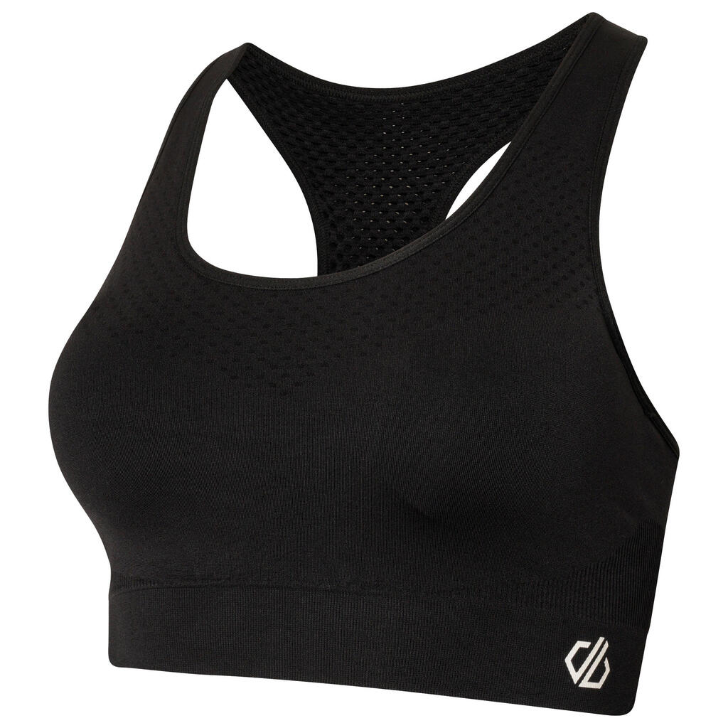 Dare 2B Dark Grey Sports Bralette Medium Support Q-Wic