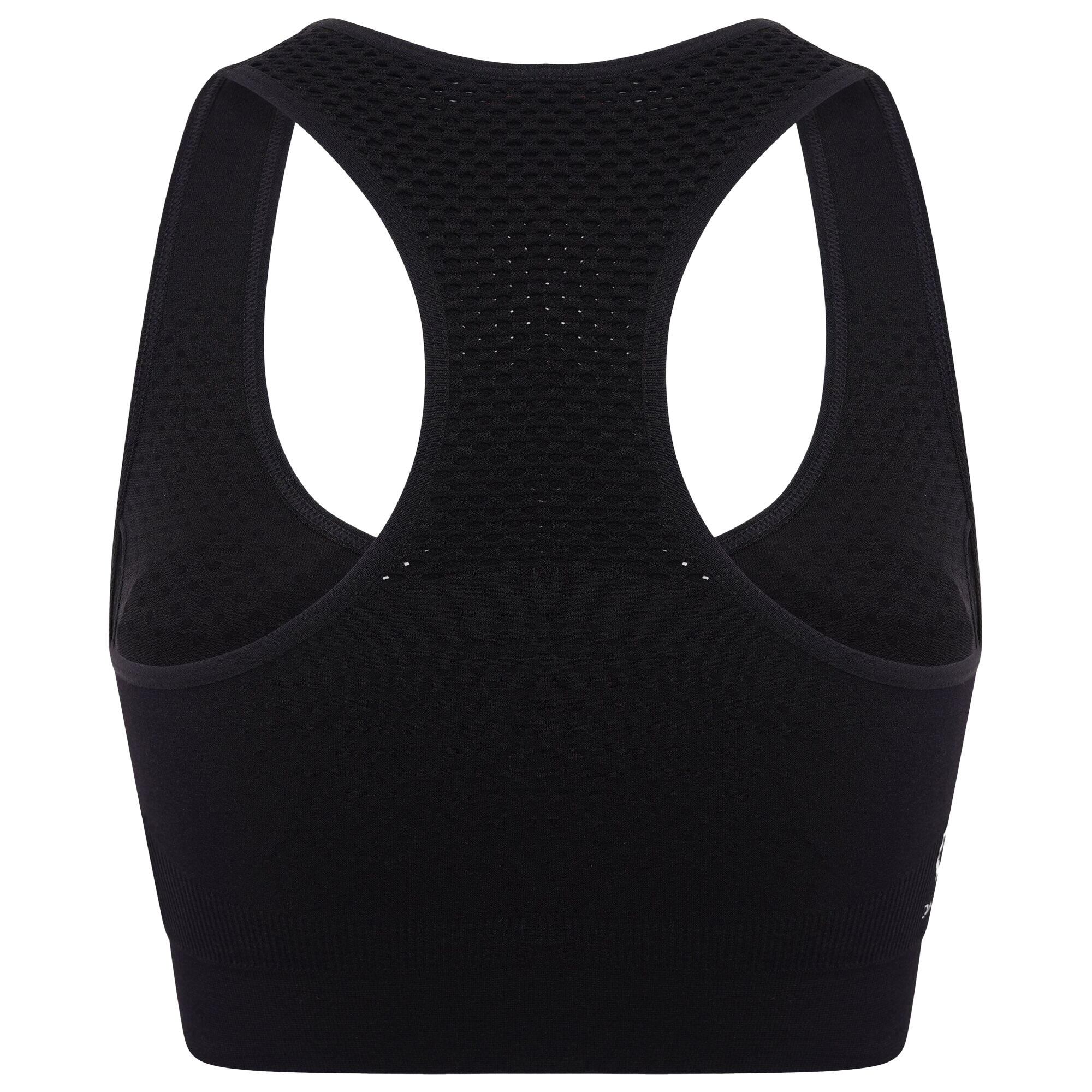 Womens/Ladies Dont Sweat It II Sports Bra (Black) 2/4