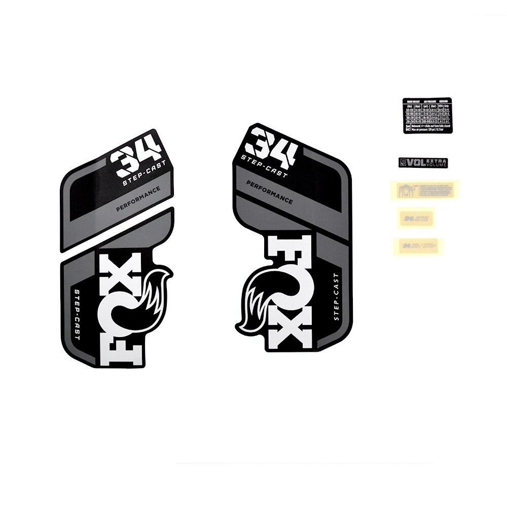 Decal kit Fox 2021, 34 SC, P-S, Logo, Fork