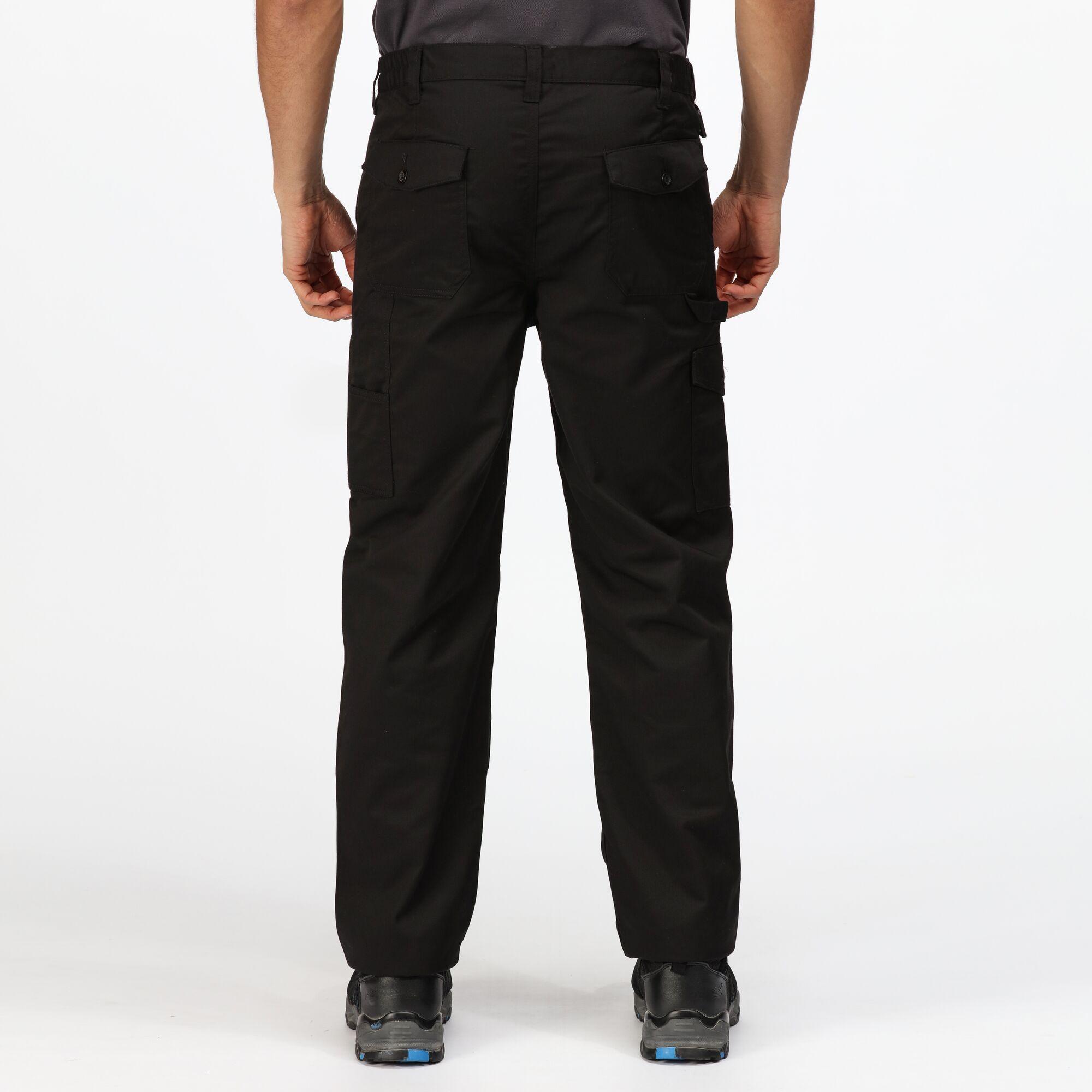 Pantaloni Impermeabile Uomo Regatta Pro Cargo Nero Traffico 3/5