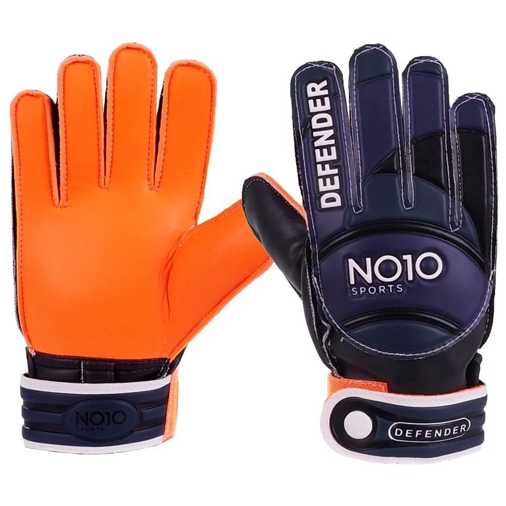 NO10 Guanti Da Portiere Uomo NO10 Defender Blu Arancio