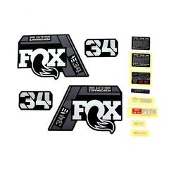 Kit de décalcomanie Fox 2021, 34, E-Bike+, P-SE, Logo, Fork